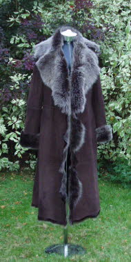 Brown Brisa Calf Length Coat b