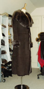 Brown Brisa Hooded Toscana Coat
