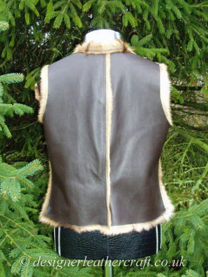 Cabra Gilet A Brown Nappalan