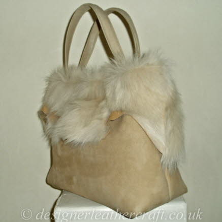 Combination of Toning Beige Suede Beige Leather and Beige Toscana