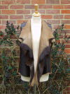 Goatskin Gilet D - Bl 23 inches