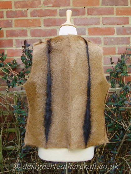 Goatskin Gilet D - Hairside