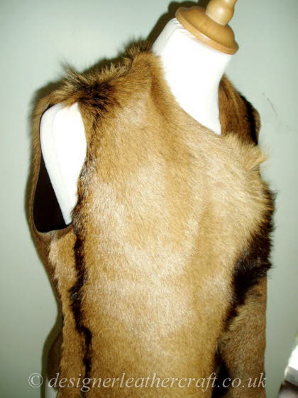 Goatskin Gilet Hairside