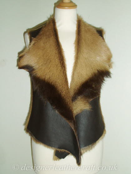 Goatskin Gilet Wrapped