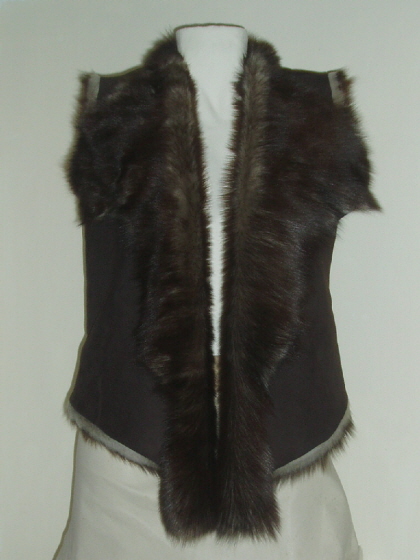 Mushroom BrownTipped Toscana Gilet