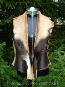 Reversible Cabra Gilet A -  Bl 20 inches